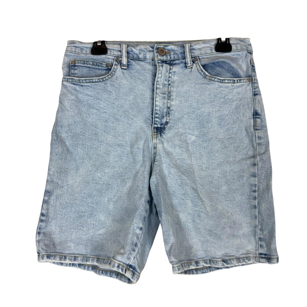 Copper Key Bermuda Shorts Juniors 11 Blue Light Wash Denim Relaxed Fit Stretch